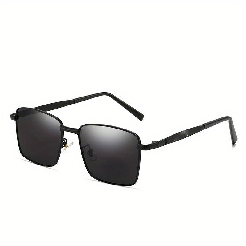 Polarized Sunglasses Men's Driving Fishing Metal Sunshade UV Protection Glasses
