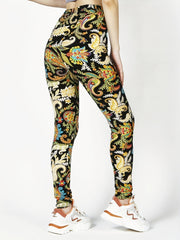 Floral Printed High Waist Yoga Pants