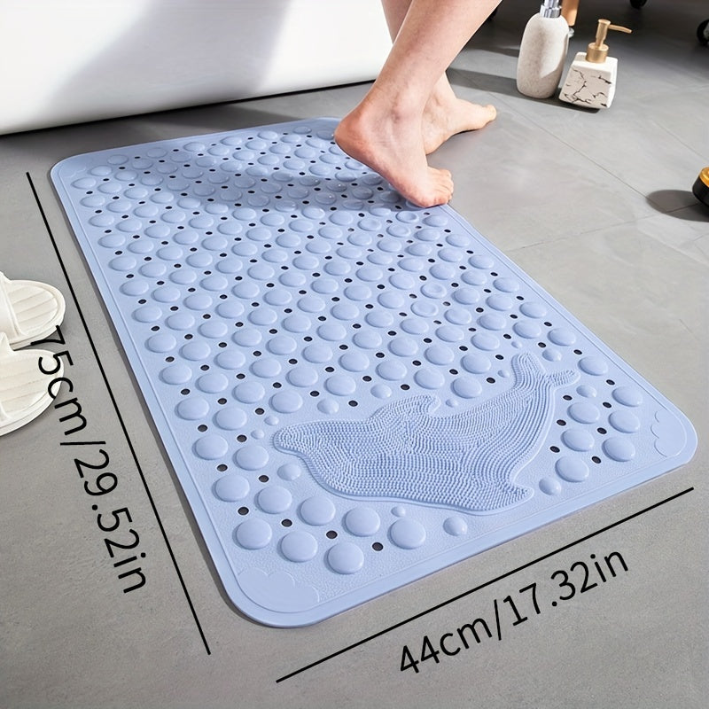 Square Bathroom Mat Anti Slip Pad Shower Anti Drop Suction Cup Floor Mat