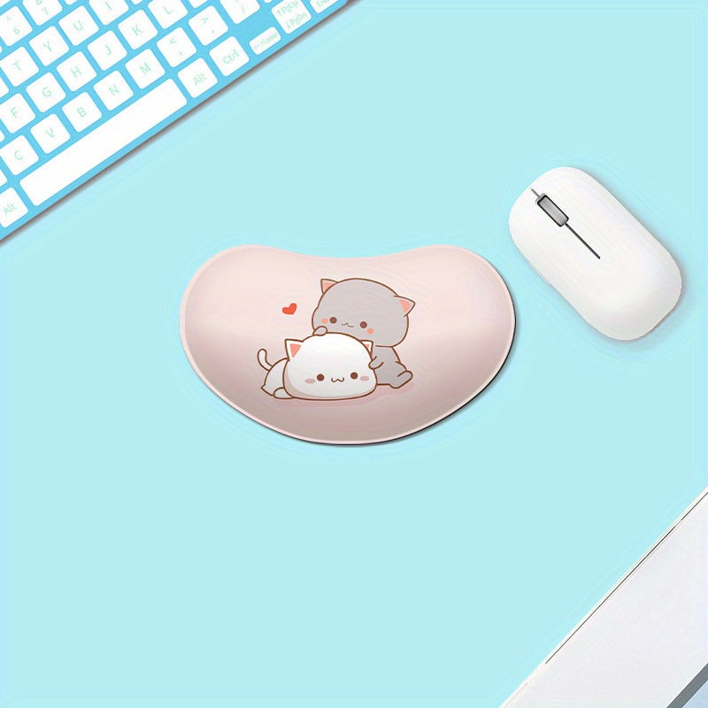 Cat Mouse Wrist Guard Keyboard Holder Mousepad Wrist Support