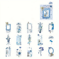 30pcs Eye-catching Craft Stickers for Journal Book Decoration PET Material