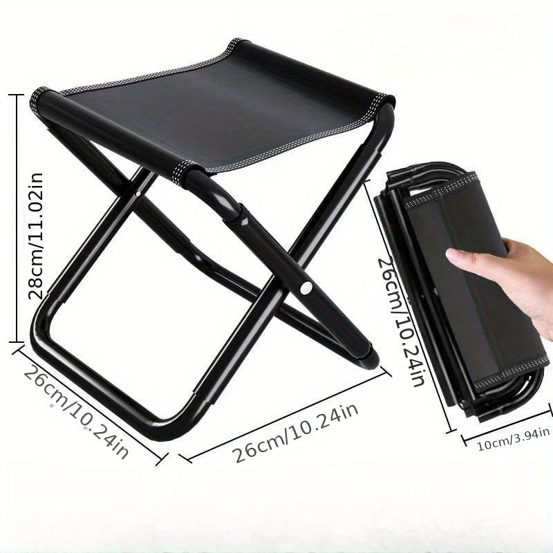 Stainless Steel Folding Stool for Outdoor Adventures