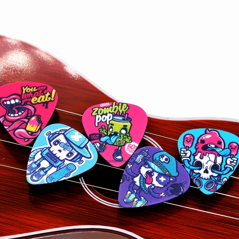 10pcs Mixed Guitar Picks for Electric & Ukulele Players
