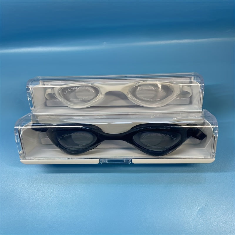Swimming Goggles Anti Fog UV Protection Set