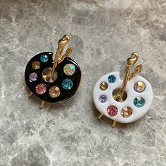 Artist Palette Brooch Pin For Men