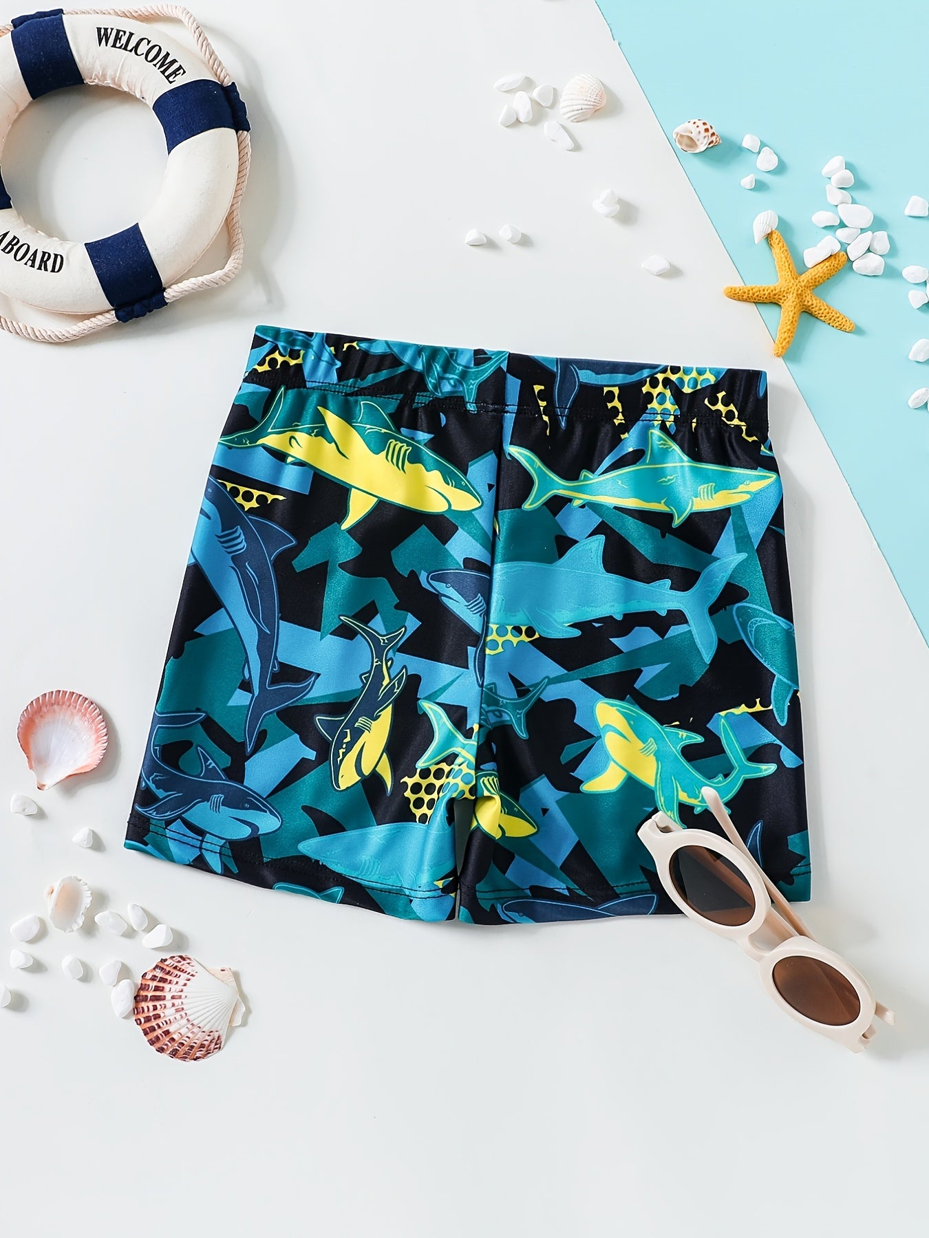 Boys Leaf Swim Trunks Surf Shorts Kids Casual Clothes