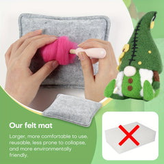 Christmas DIY Wool Felt Kit with Video Tutorial - Material Package