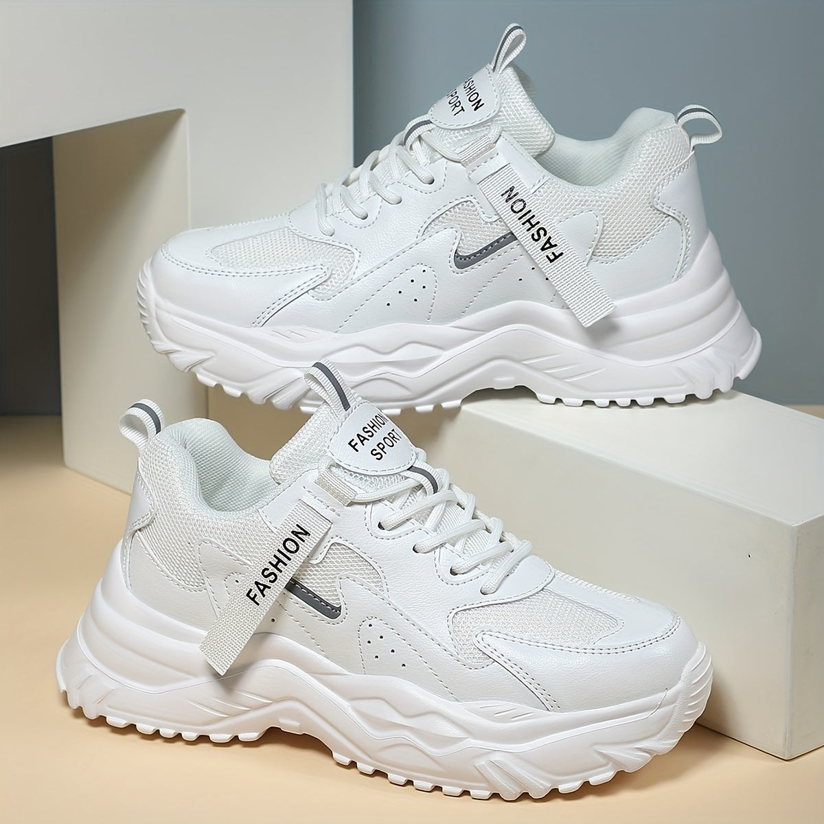 Women's Heighten Chunky Sneakers Non Slip Running Shoes