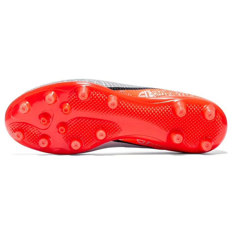 Men's Striped AG Cleat Soccer Shoes - Anti Skid & Breathable