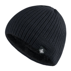 Autumn Winter Fleece Thermal Knitted Hat