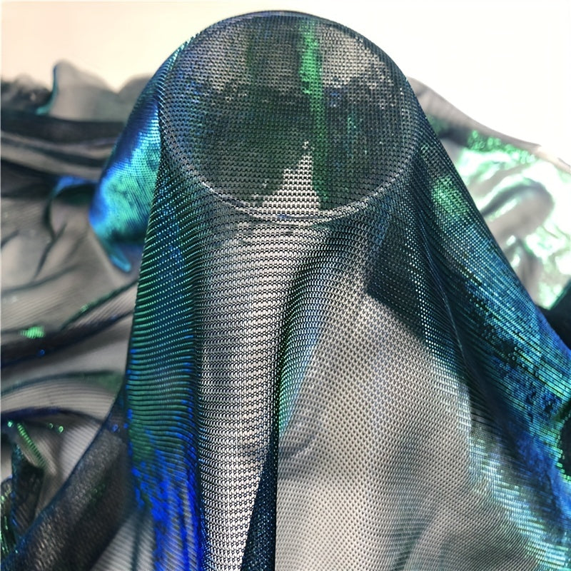 1pc Iridescent Shimmer Organza Mesh Fabric Gauze Metallic Flashing DIY Sewing