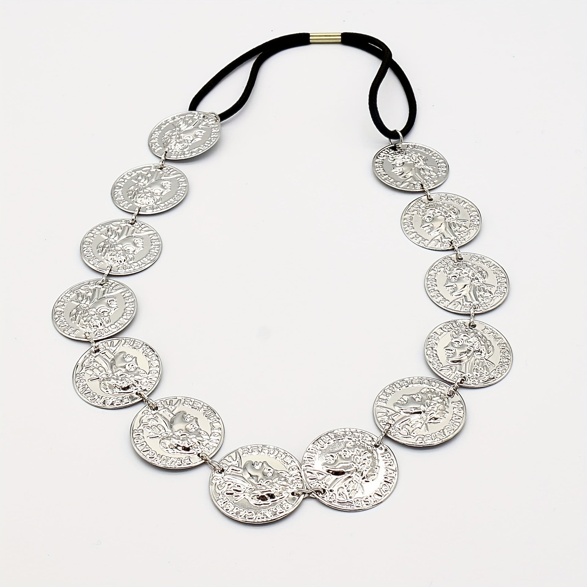 Boho Coin Head Chain Gold Hair Chain Headpieces for Women Girls
