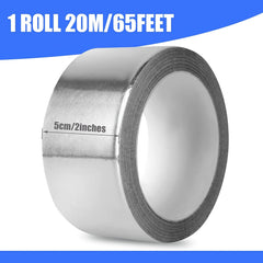 2" x 65' Heavy-Duty Aluminum Foil Tape Insulation Ductwork Dryer Vent