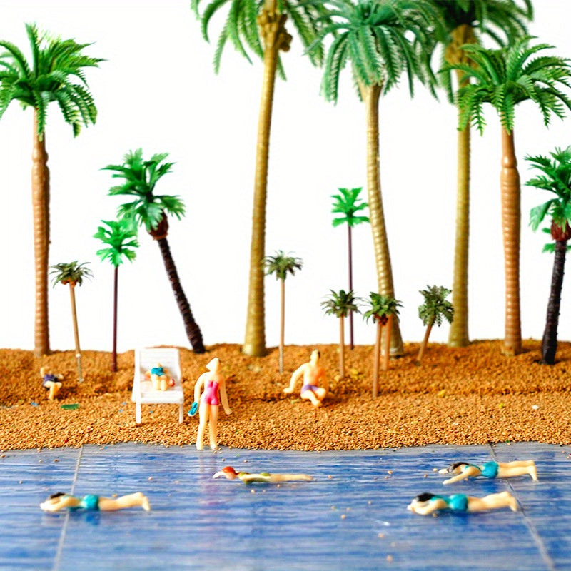 15 Mini Landscape Swimsuit Dolls Sand Table Figure Models DIY