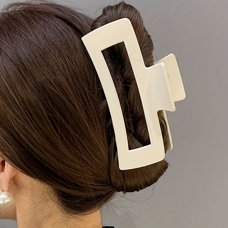 Large Plastic Square Hair Claw Clips Hair Accessories