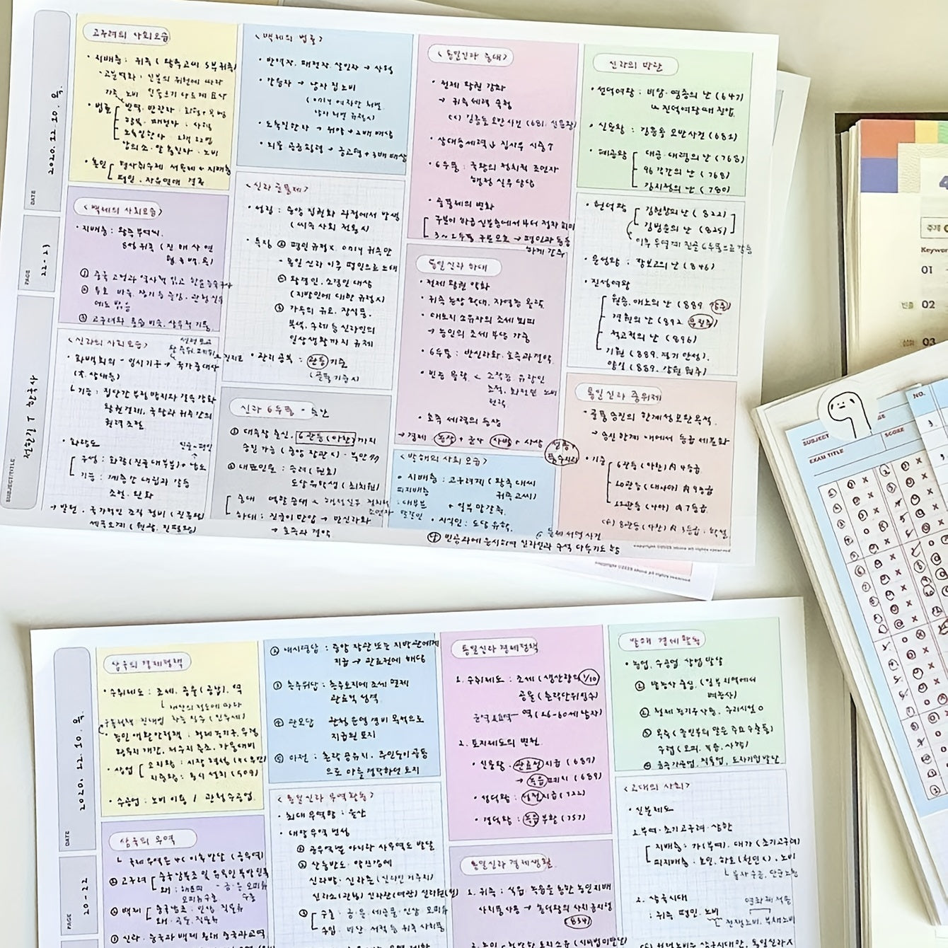 B5 Grid Tear off Paper Book, 30 Sheets, Student Memo Notebook