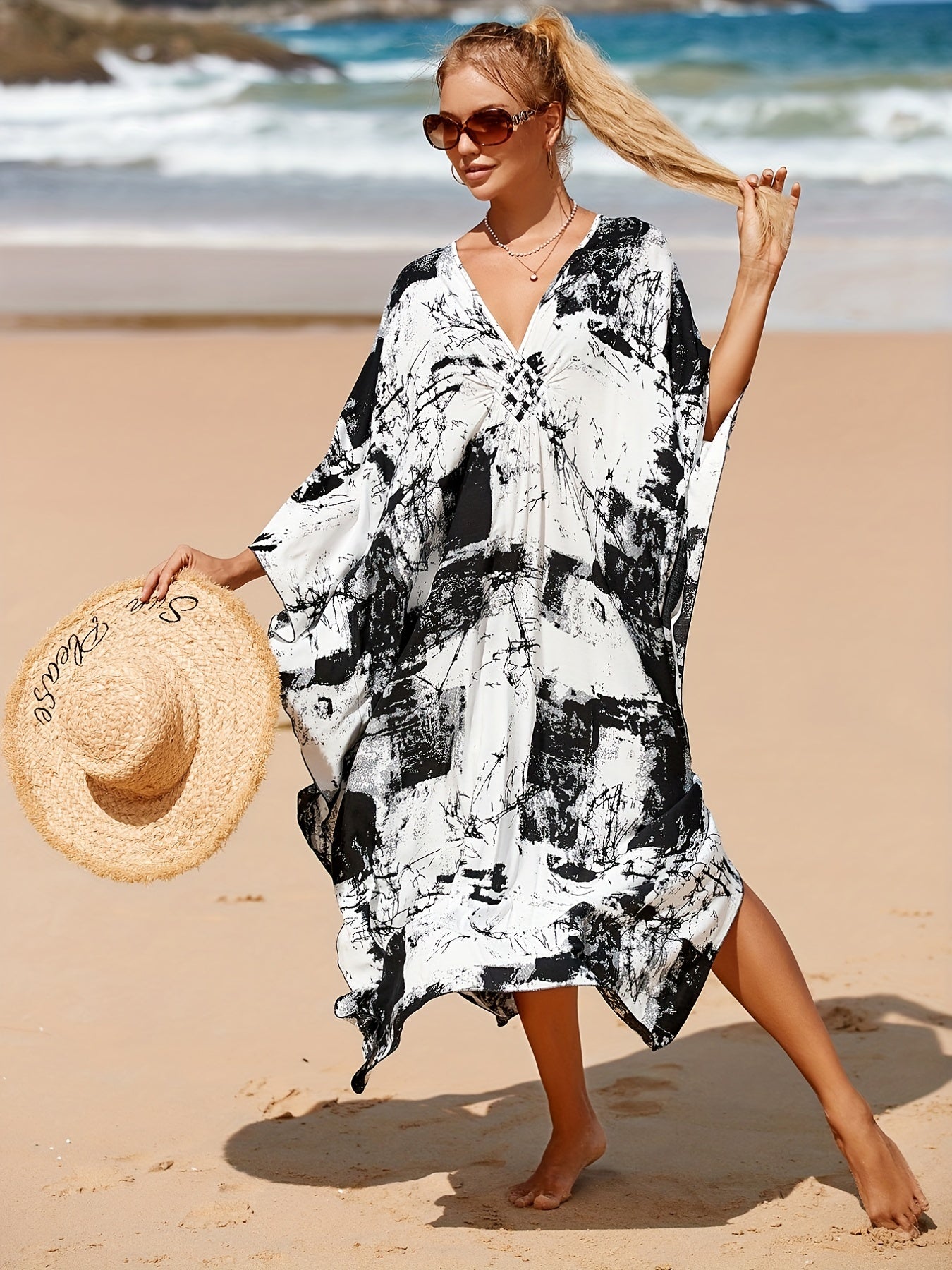  Tie Dye Cover Up Dress