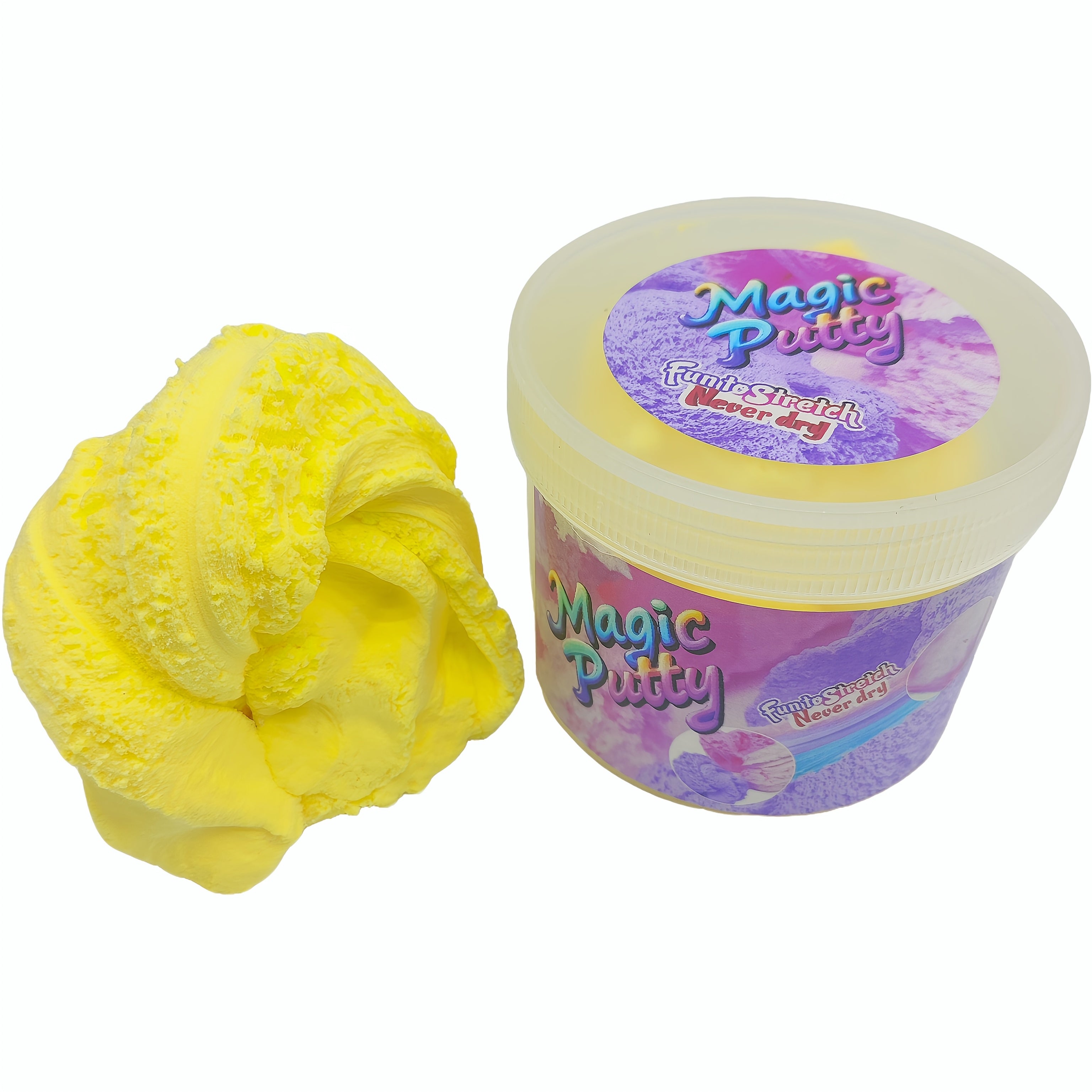 1pc Silicone Cloud Putty Assorted Colors Non Toxic Reusable Mud Clay