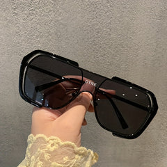 Y2K Aviator Sunglasses Unisex Futuristic Punk Style Outdoor Eyewear UV400