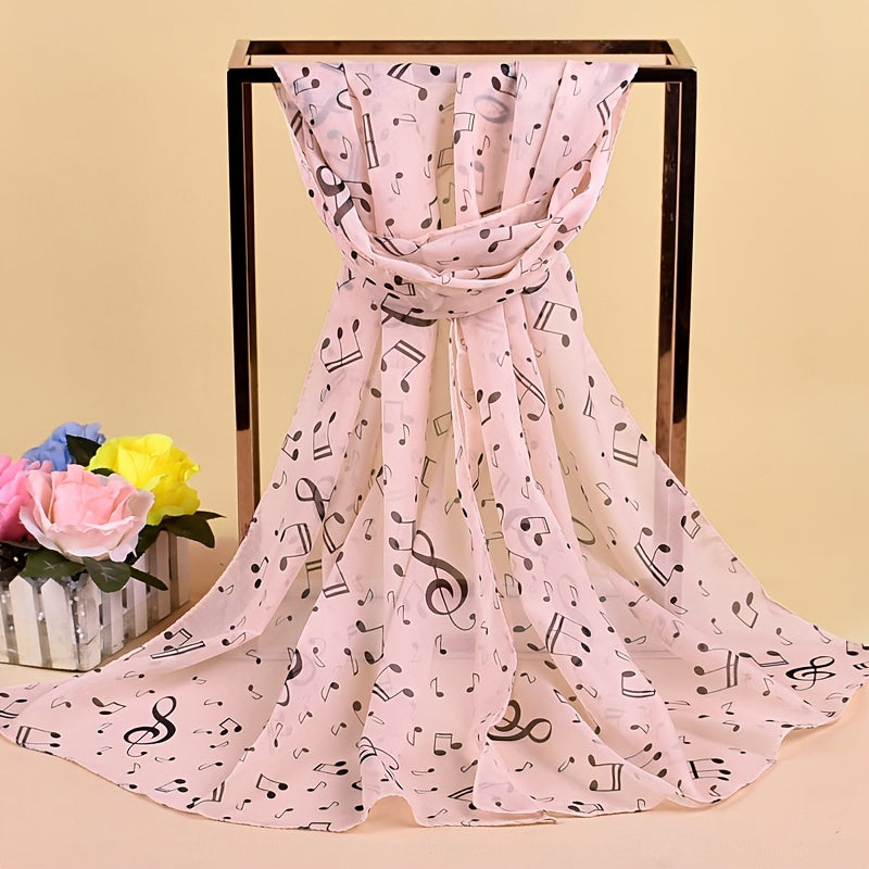 Chiffon Printed Silk Scarf Neckerchief Head Wrap Beach Women Shawl
