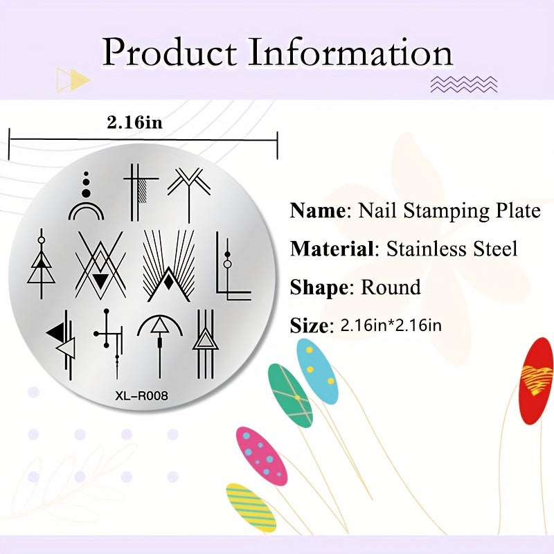 Nail Art Stamping Plate Set for Stunning Manicures