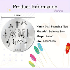 Nail Art Stamping Plate Set for Stunning Manicures
