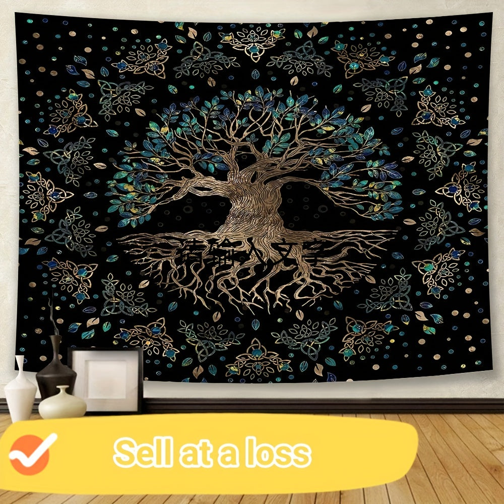 Bohemian Tree Of Life Tapestry Wall Hanging Cloth