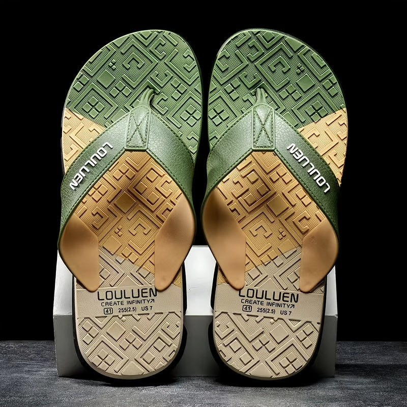 Men Flip Flops Lightweight Comfortable Non Slip Thong Sandals