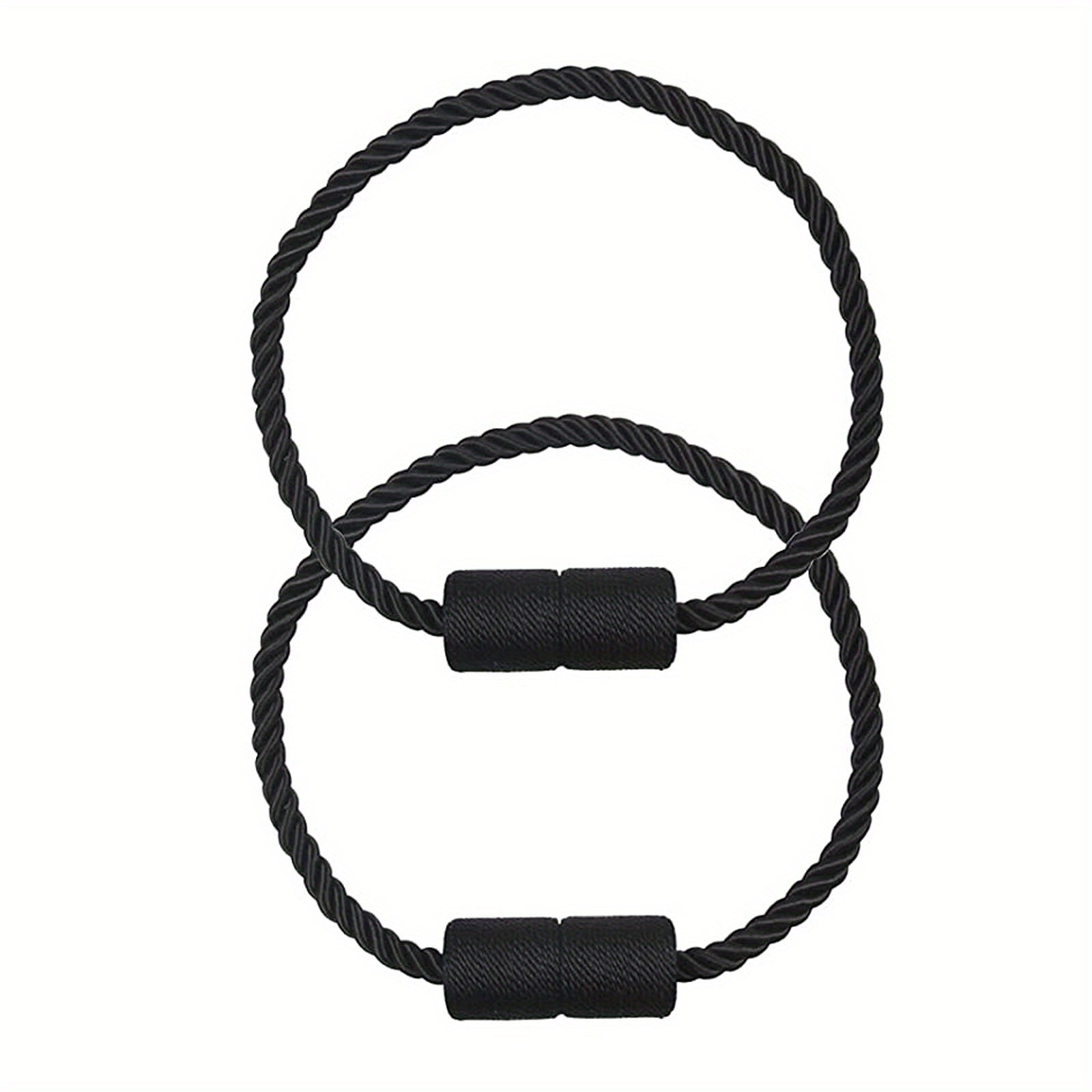 2pcs Magnetic Curtain Tiebacks Modern Rope Tiebacks For Drapes
