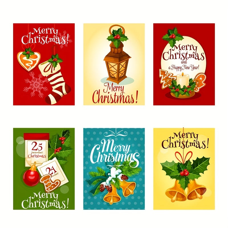 500 Christmas Holiday Decorations Stickers Labels