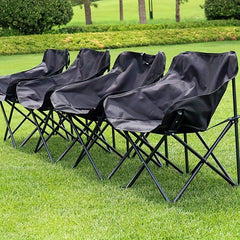 Portable Widened Moon Chair Camping Folding Chair