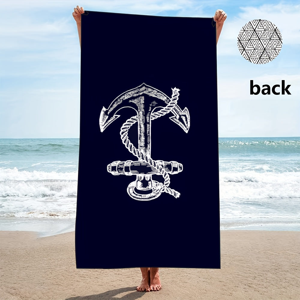 Quick Dry Microfiber Beach Towel Soft Absorbent Lightweight Sandproof for Travel