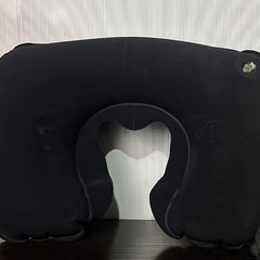 Pvc Flocking U shaped Inflatable Pillow For Camping