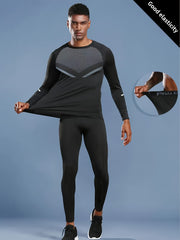 Men's 2 Piece Skinny Fit T-Shirt and Leggings Set