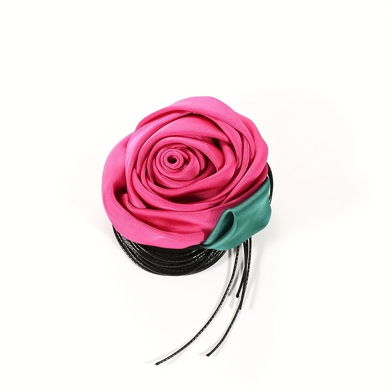 Flower Sash Belt Lace Up Rope Waist Belt