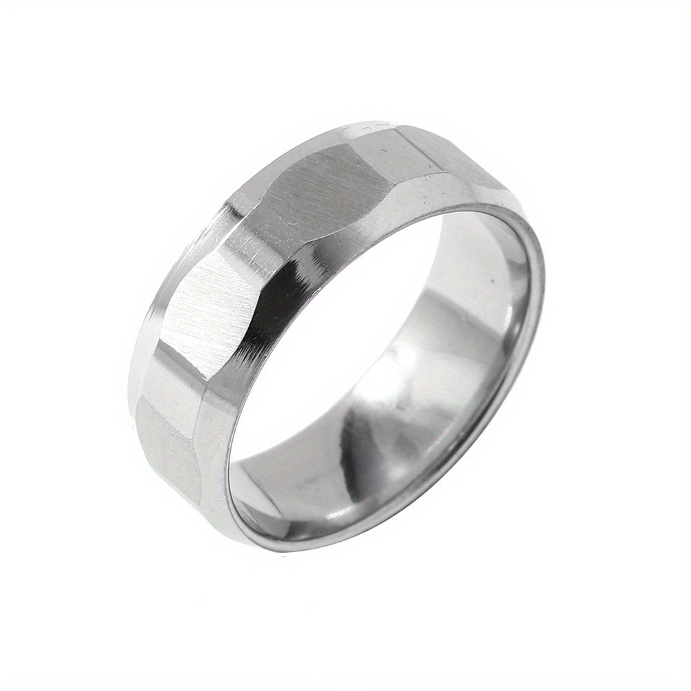 Men's Stainless Steel Finger Ring Jewelry Gift