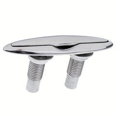 316 Stainless Steel Boat Cleat 12 Pull Up for Anchoring/Mooring