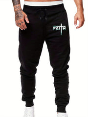 FAITH Men's Drawstring Sweatpants Casual Jogger Pants