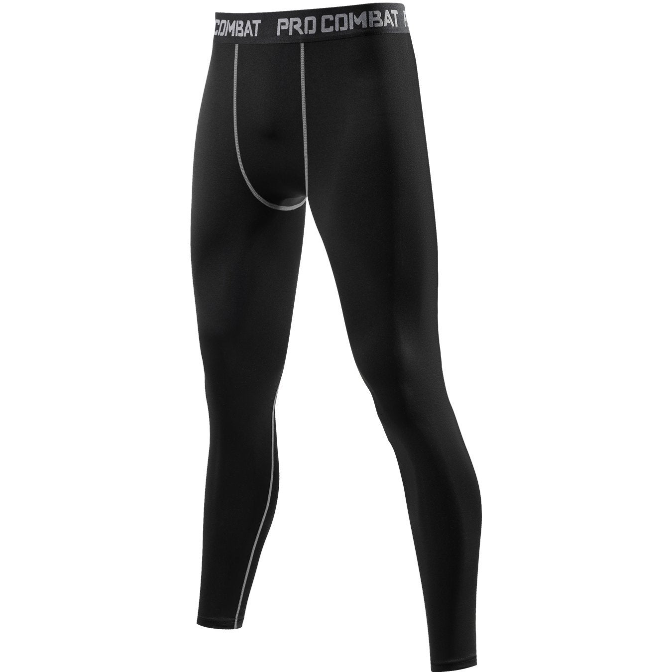 Men's Solid Bottom Leggings Quick Drying Compression Pants