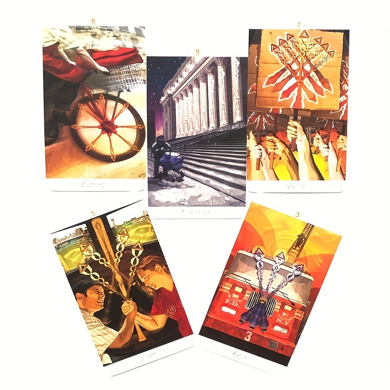 Urban Tarot Card Oracle Deck with QRCode Guidebook