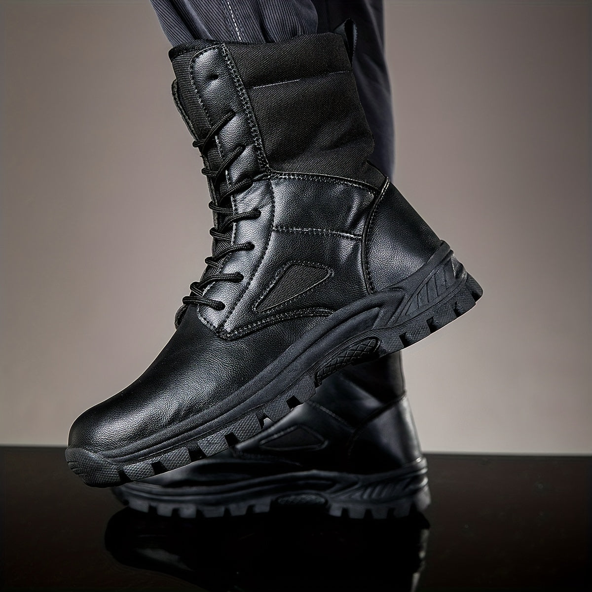 Men's High Top Hiking Boots Waterproof Anti-skid Training Boots