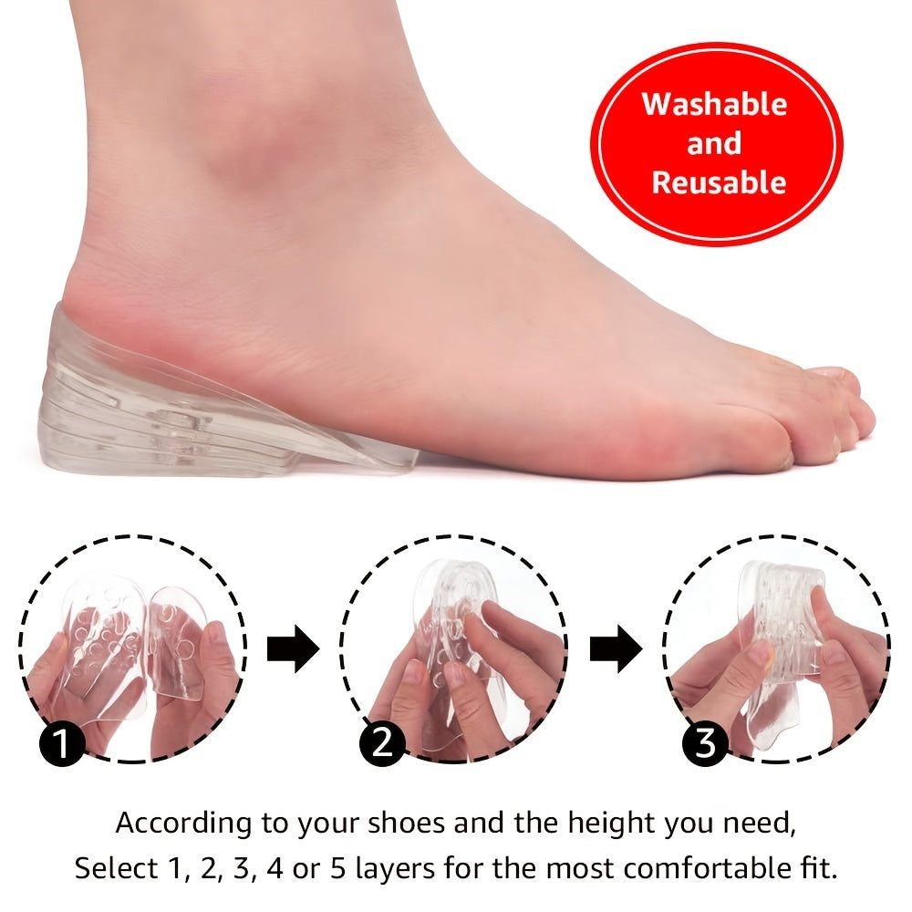 Adjustable 5 Layer Height Increasing Insoles for Men & Women