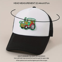 Mesh Breathable Peaked Cap Spring Summer Hip Hop Hat Youth Sun Protection