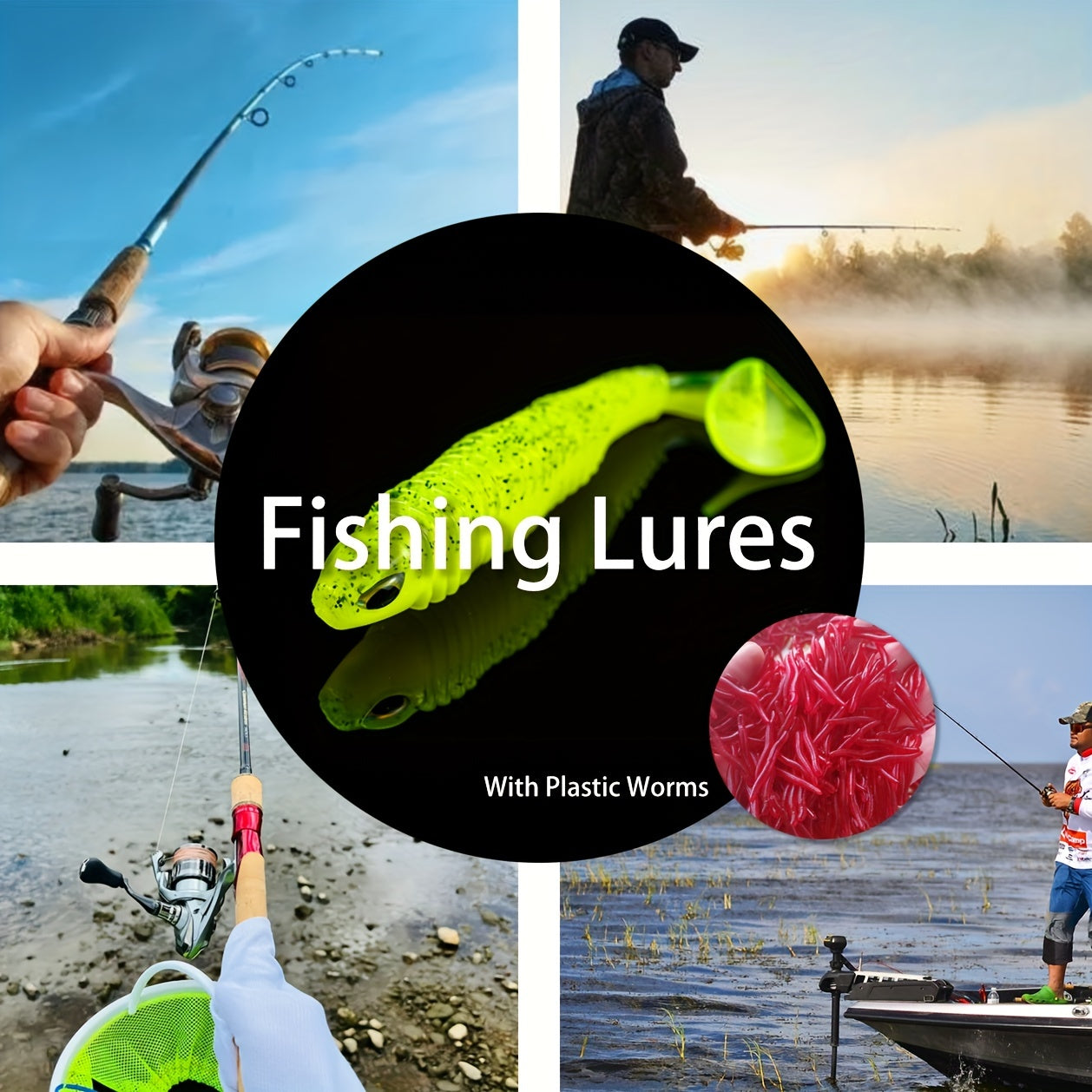 Soft Plastic Swimbaits for Bass Trout Walleye Salmon
