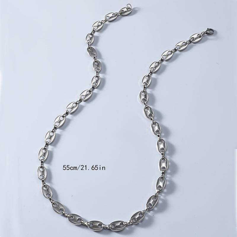 Coffee Bean Necklace Hip Hop Necklace