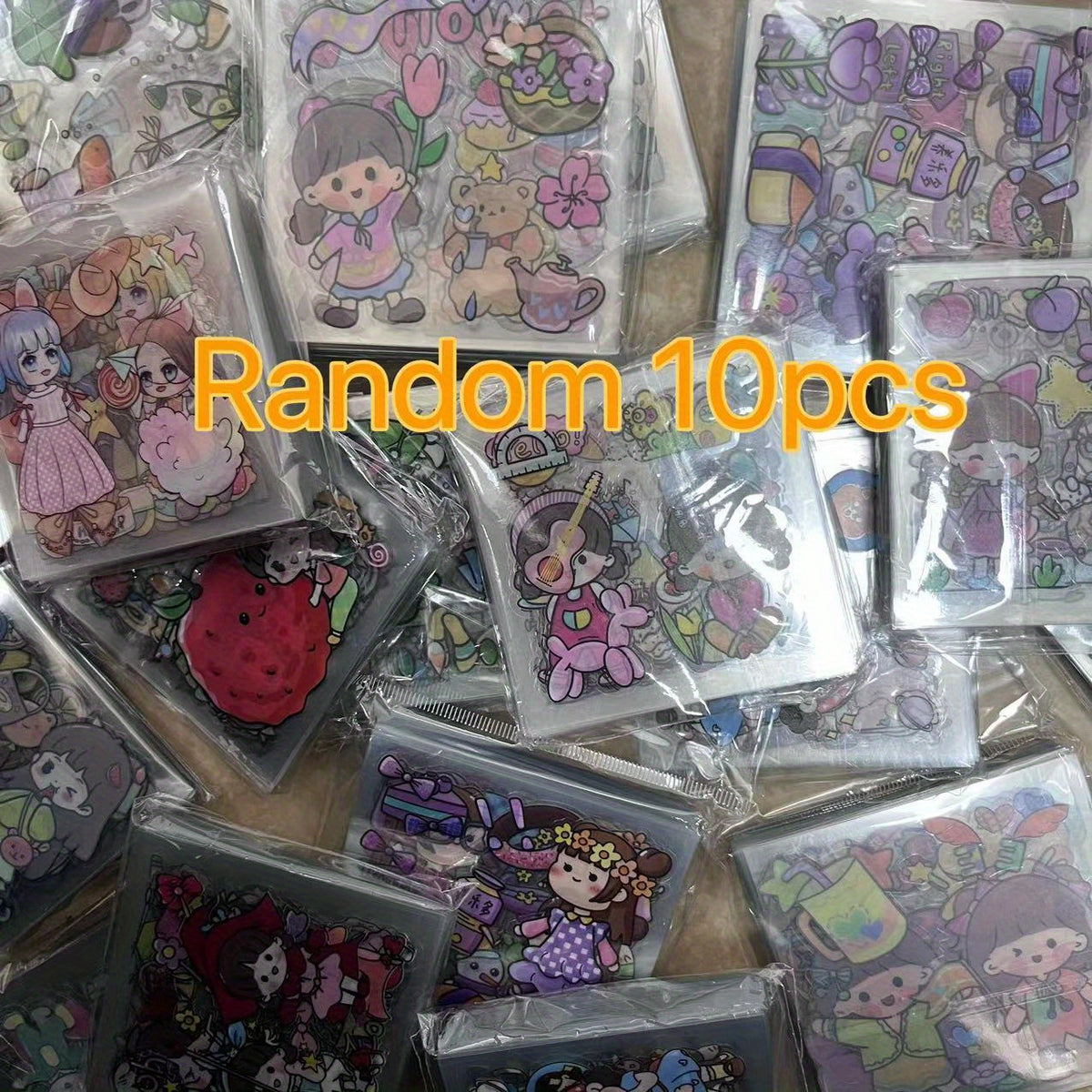 Sweetheart Girl Luggage Stickers For Journal Books Waterproof Notebook Material