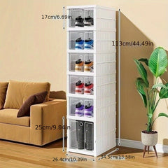 Plastic Storage Box With Doors Portable Box For Books Snacks Clothes Toys