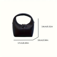 Minimalist Satchel Handbag for Women with Removable Strap