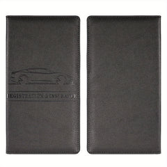 Car Document Organizer Case for Registration, Insurance, Driver & More