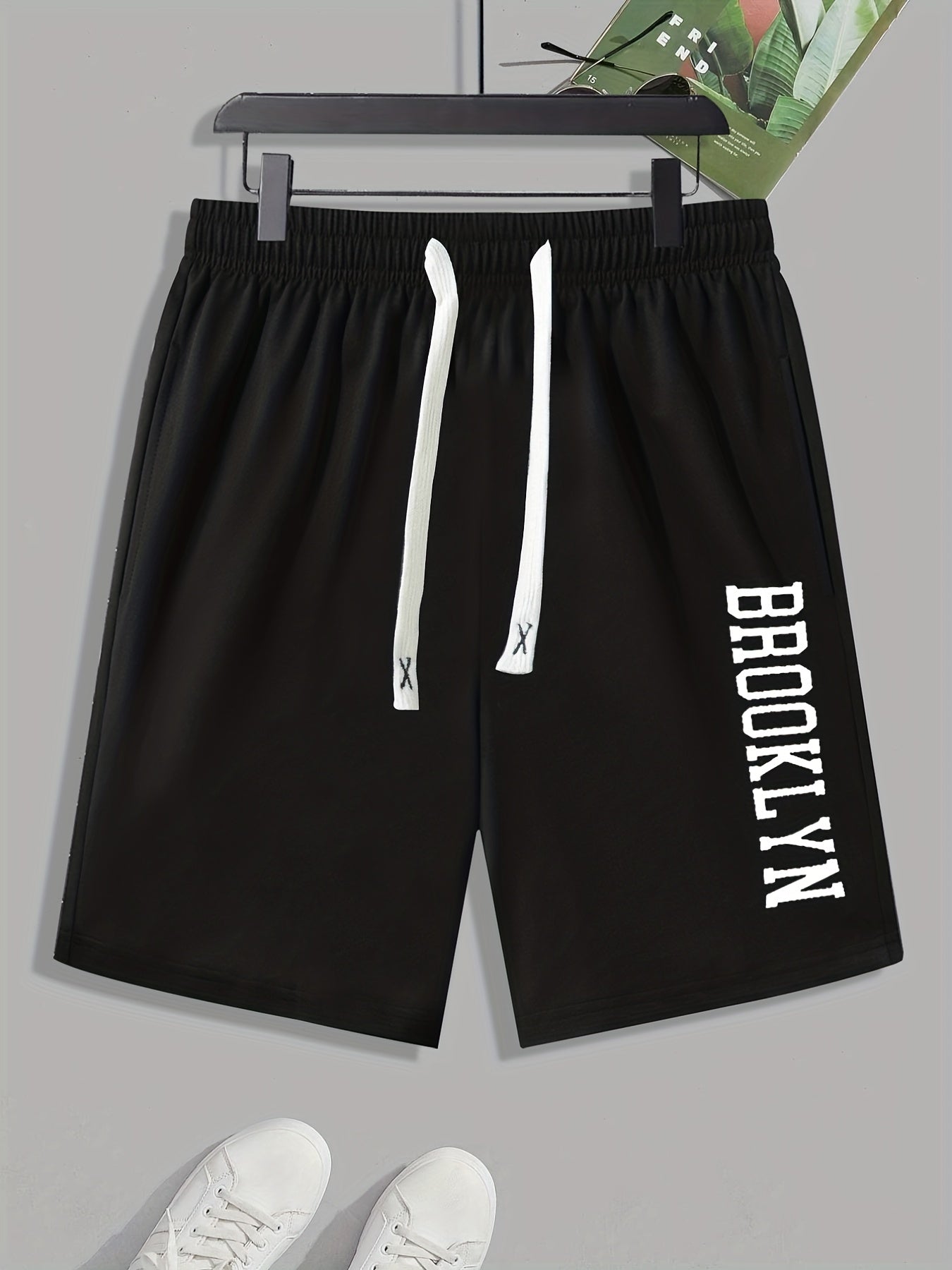 Brooklyn Print Men's Drawstring Shorts